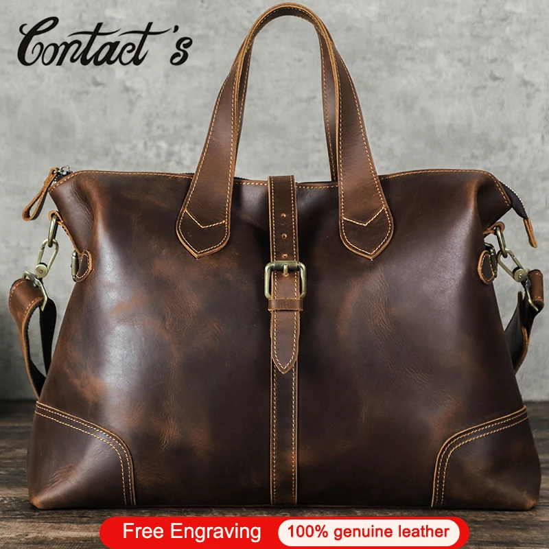 Мужская Дорожная сумка из кожи