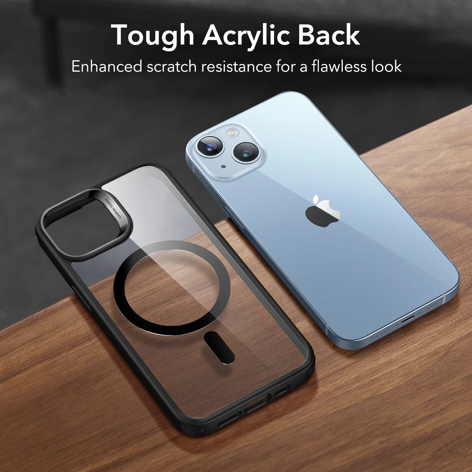 Фото Чехол для iPhone 14 Pro Max MagSafe, классический гибридный чехол с HaloLock для iPhone 14 Pro, прозрачная задняя крышка №5