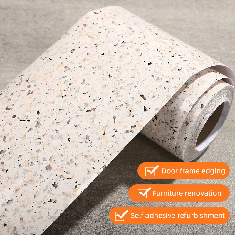 Искусственный бежевый цвет водонепроницаемые и утолщенные самоклеящиеся обои