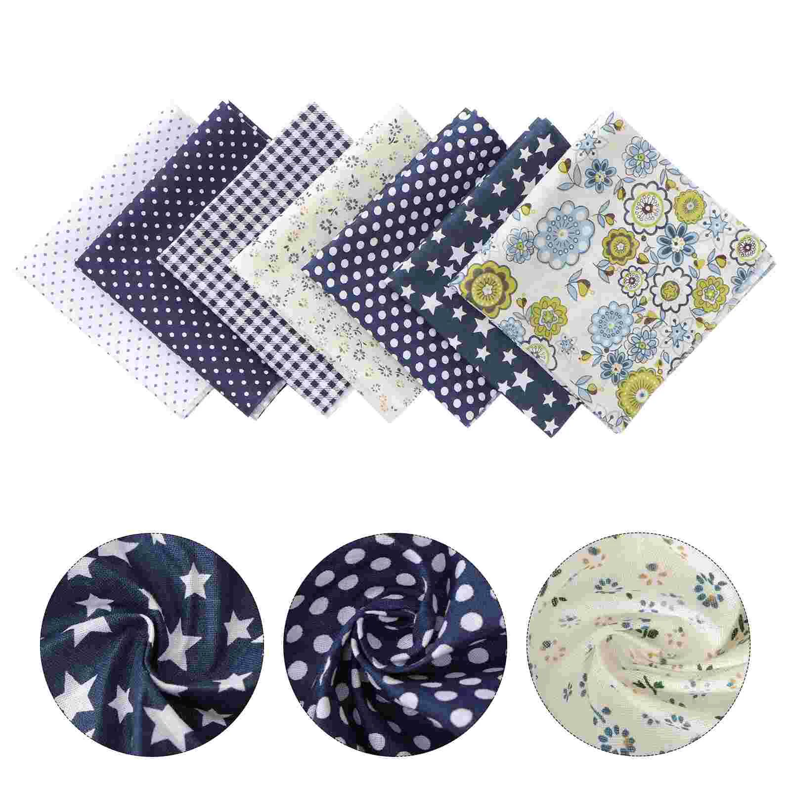 

Cotton Floral Fabrics Squares Fabric Patchwork Cloth Bundles Bundle Hand Material Diy Group Quilting Sewing Small