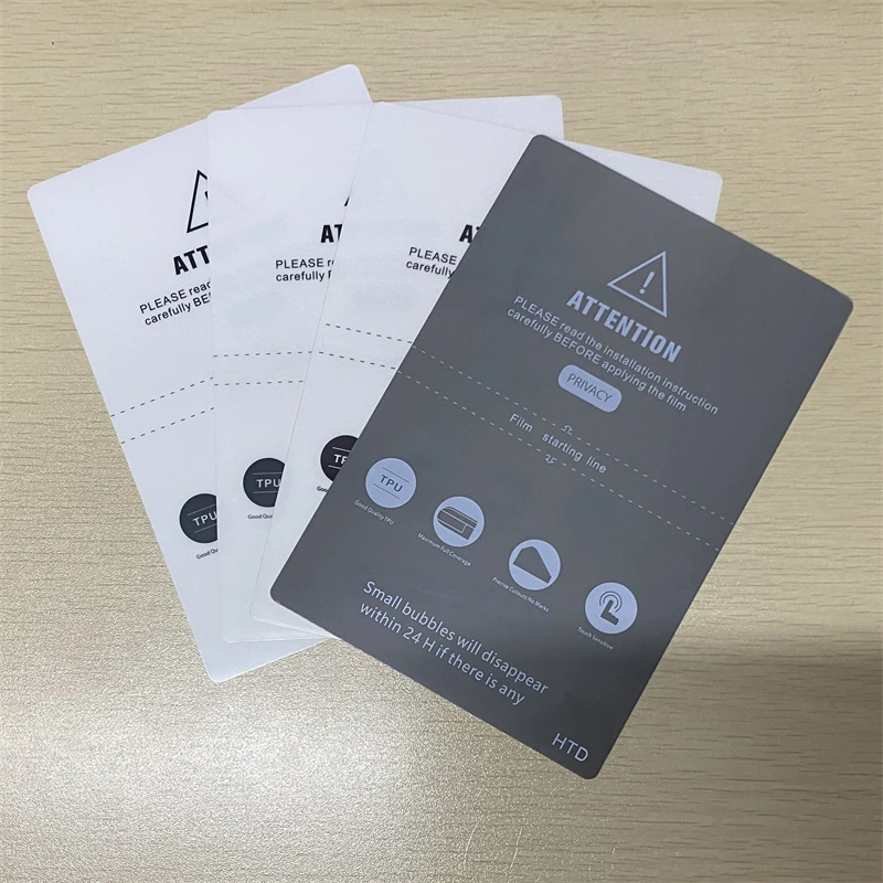 50PCs TPU Flexble Hydrogel Film Universal Straight Curved Screen Protector Film Cut Machine Mobile Phone Screen Protective Movie