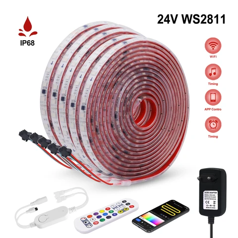 HEGEHE RGB Светодиодная лента WS2811 24В