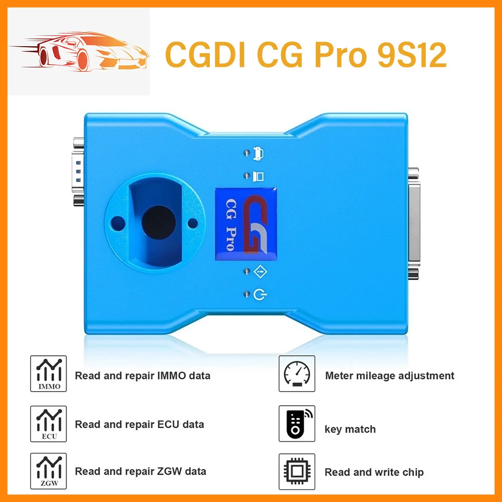 

Новинка, CGDI CG Pro 9S12, полная версия со всеми адаптерами, для проектора OBD2, программатор ключей, поддержка 35160WT/35080/35128, бесплатная доставка