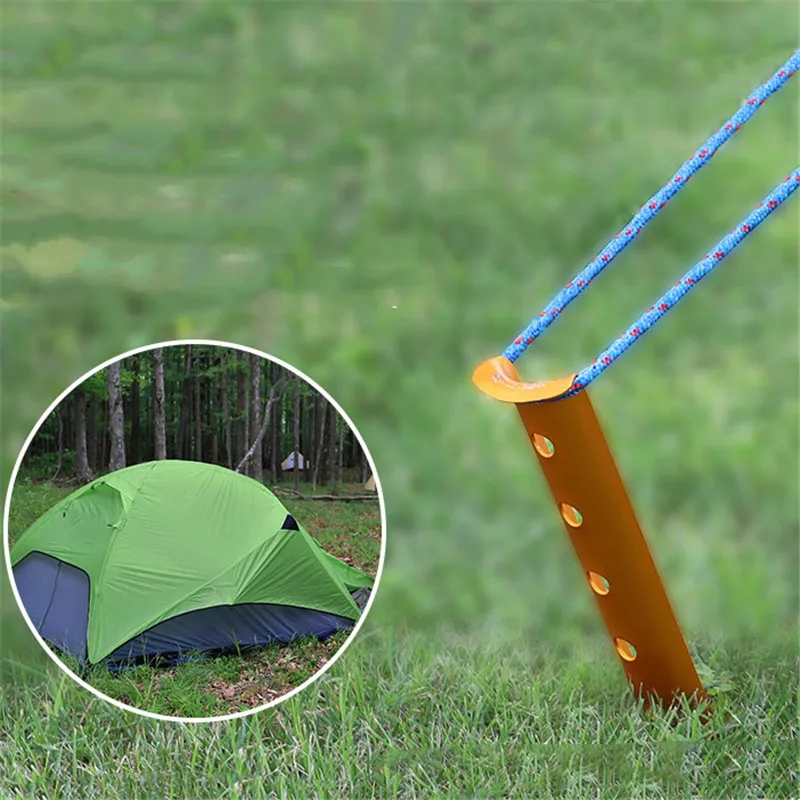 

Aluminum Tent Peg Camping U-Shaped Beach Tent Pole Stake Snow Nail For Outdoor Camping Supplies Accessories