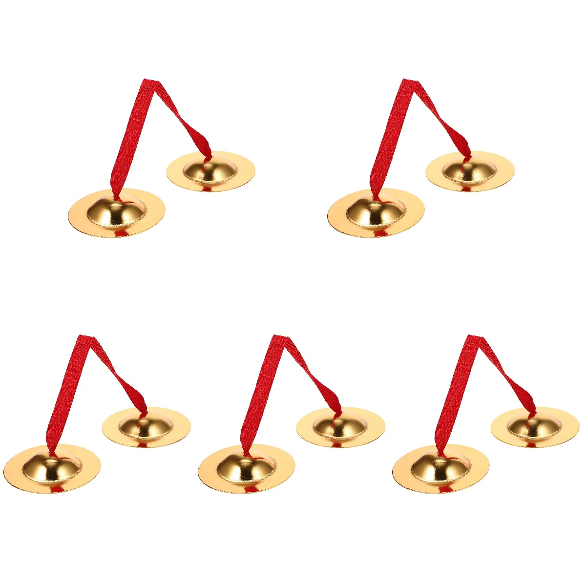 

5pcs Metal Cymbal Hand Percussion Toddlers Rhythm Beat Instrument Plaything