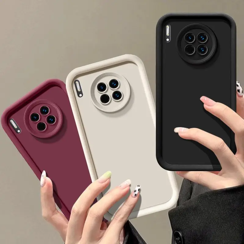 Фото Чехол для Huawei Mate 30 Pro, чехол для телефона Huawei Mate 30 Pro, матовая задняя крышка Huawei LIO-L09, противоударный чехол с защитой от ощущения кожи №1