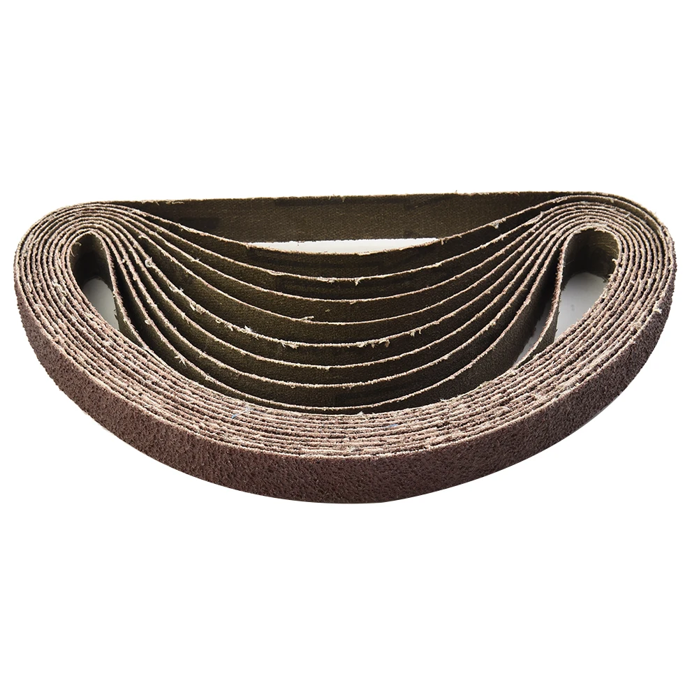 

60pcs Polisher Sanding Belts 13x457mm 40 60 80 120 180 240G Rit For Black Decker Polishing Sander Belts Woodworking Sand Belts