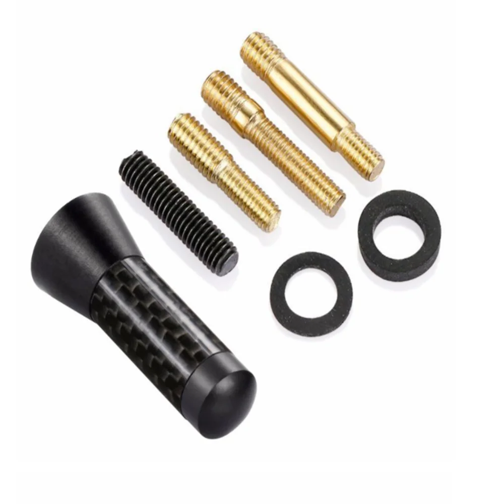 Автомобильная короткая антенна 3 5 см из углеродного волокна для Hyundai Solaris Accent I30 IX35