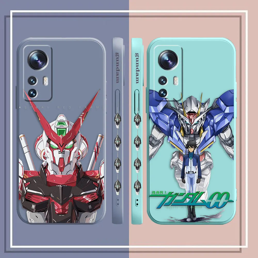 Phone Case For Xiaomi 13 12 12T 12S 11 11T 10 10S 9 8 Pro Ultra Lite Colour Case Cover Funda Cqoue Shell Capa G-Gundam Robot 00