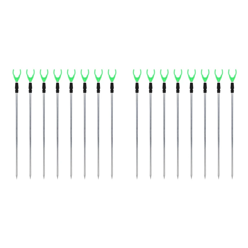 

16PCS Adjustable Metal Fishing Rod Holder Fixed Frame Fishing Rod Bracket Fishing Supplies