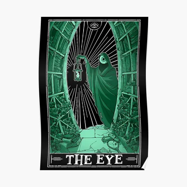 

Темный постер The Eye, настенное украшение для комнаты, винтажное домашнее смешное современное настенное украшение с рисунком, художественная живопись без рамки