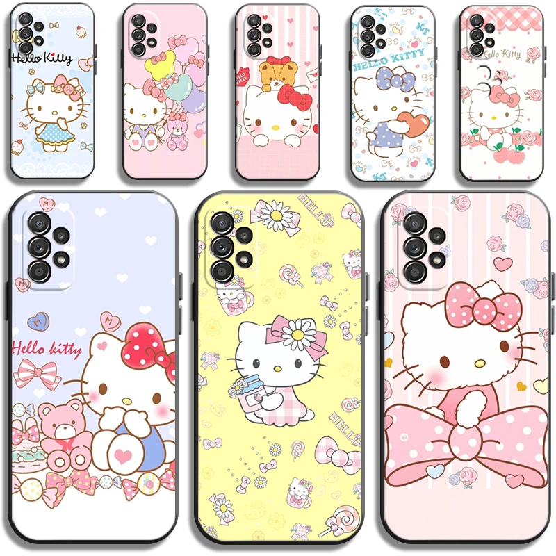 

Hello Kitty Cute Cat Phone Cases For Samsung Galaxy A22 5G A31 A72 A52 A71 A51 5G A42 5G A20 A21 A22 4G A22 5G A20 A32 5G A11
