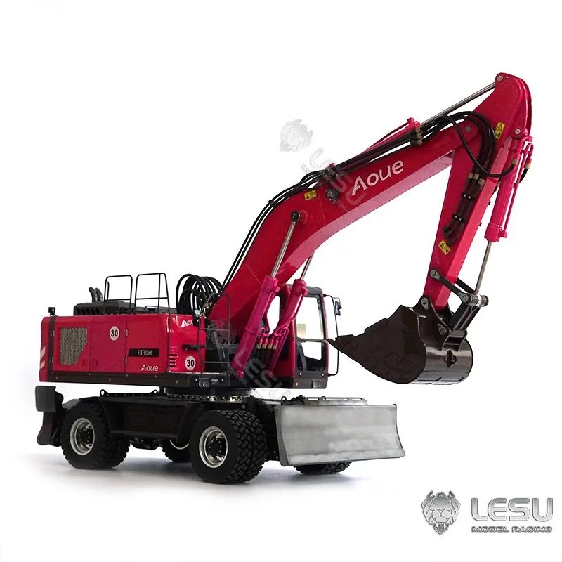Экскаватор LESU модель 1/14 строительной техники RD-A0006 колесный прогулочный