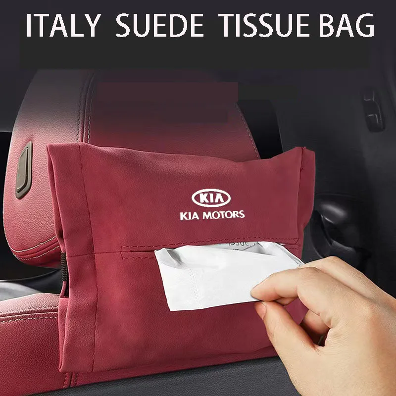 

1Pcs Car Armrest Box Seat Back Hanging Tissue Bag Auto Interior Accessories For KIA K5 Sorento OPTIMA K5