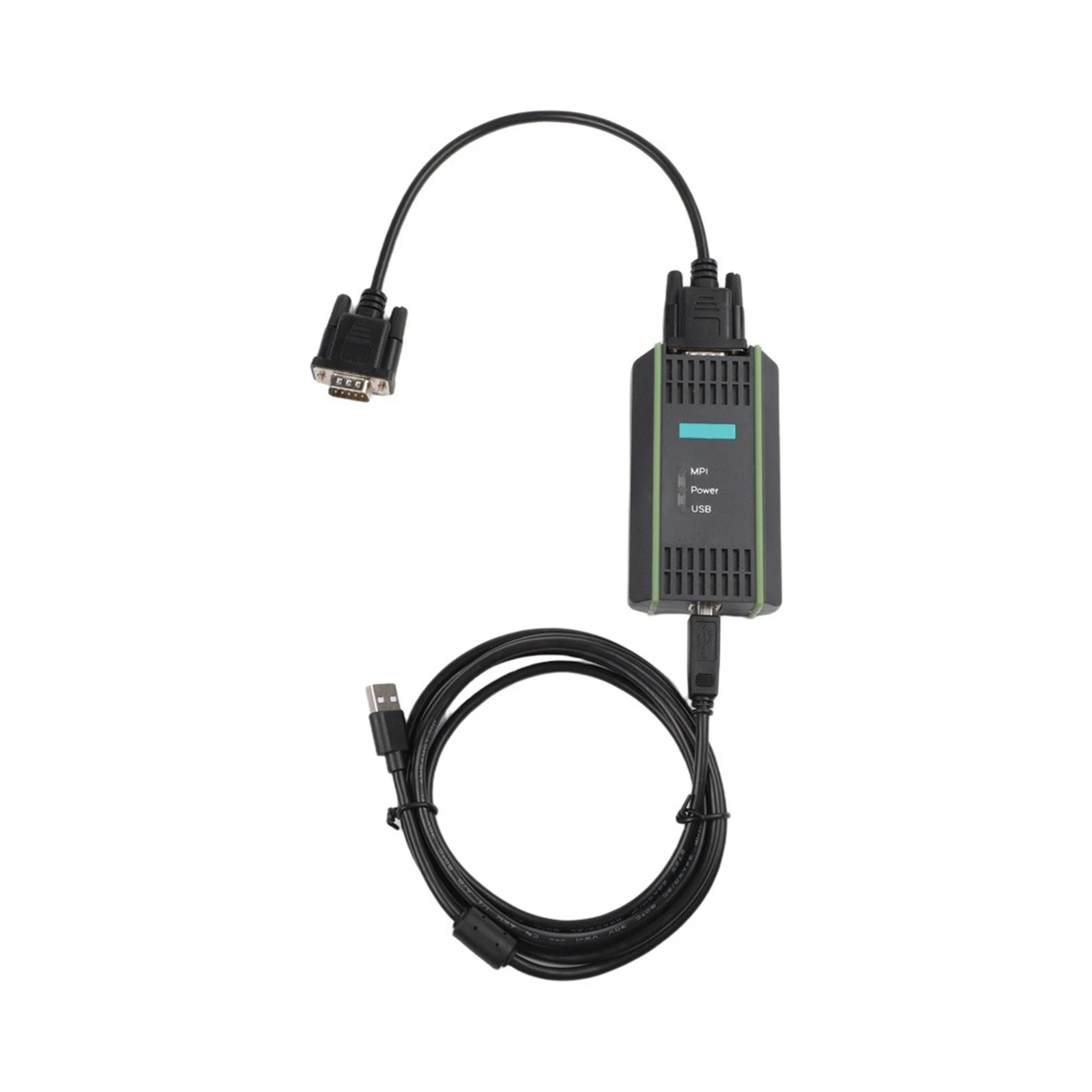 Фото Кабель-адаптер USB MPI Siemens 6ES7972-0CB20-0XA0 для программирования ПЛК S7 200/300/400, RS485, длина 2,5 м, изоляция 1000В №4