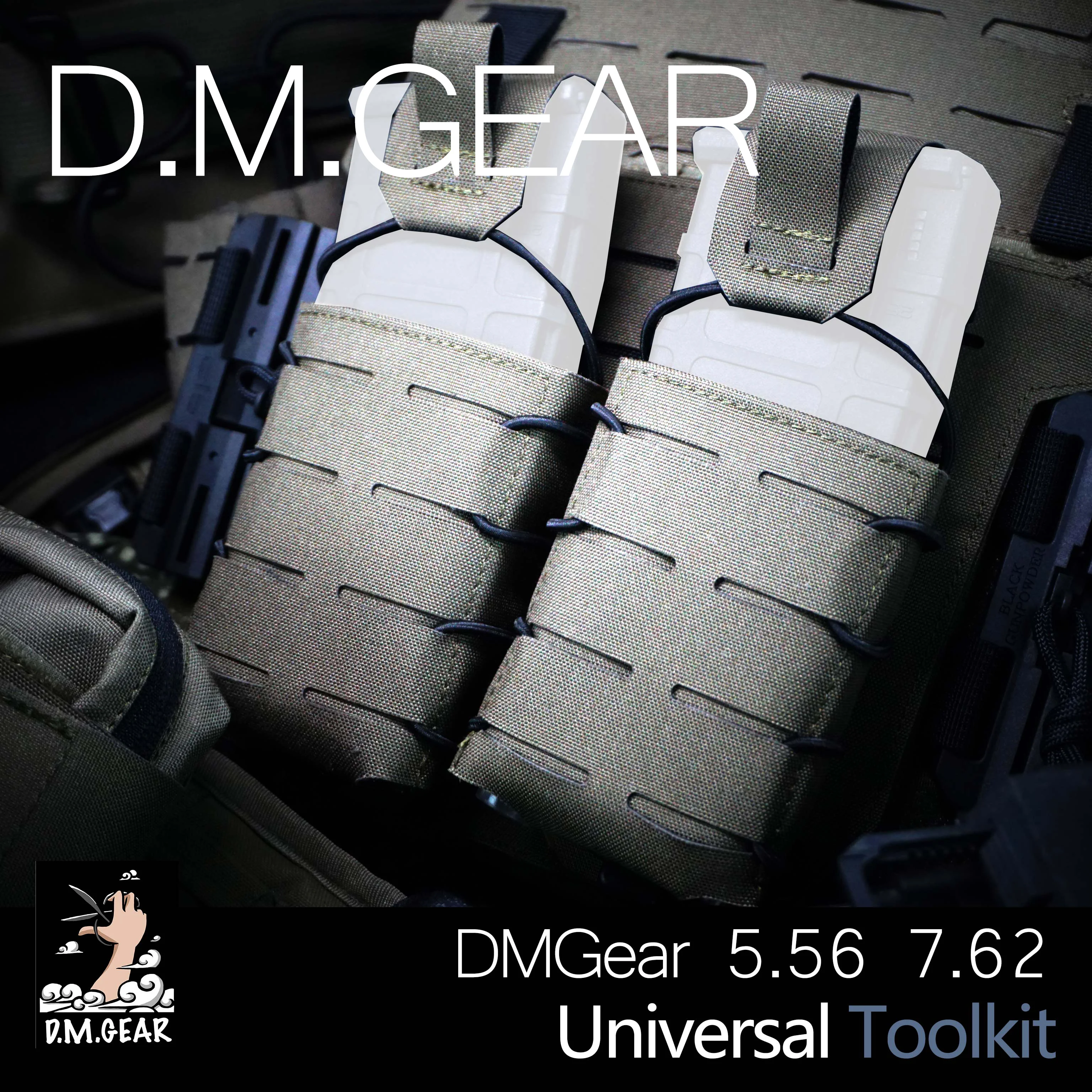 

DMGear Universal 556/762 Kit Molle Sub-pack Multi-Function Adjustable Ammo Pack tactics