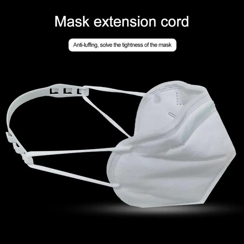 

3/Mask Hook Anti-pain Ear Adjustment Holder Buckle For Face Mask Extend Rope Line Band Head-mounted