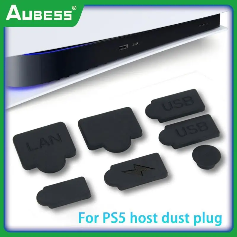 

Silicone Protection Set Silicone Rocker Cap Dust Filters Comfortable Small And Convenient Anti-dust Plug Cover Blue Black