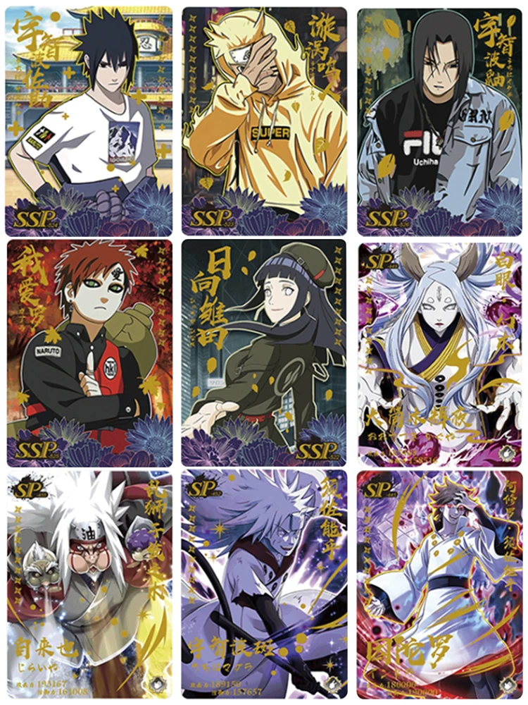 Карта Наруто Узумаки SSP должна win карта героя из аниме горячее тиснение флэш-карта