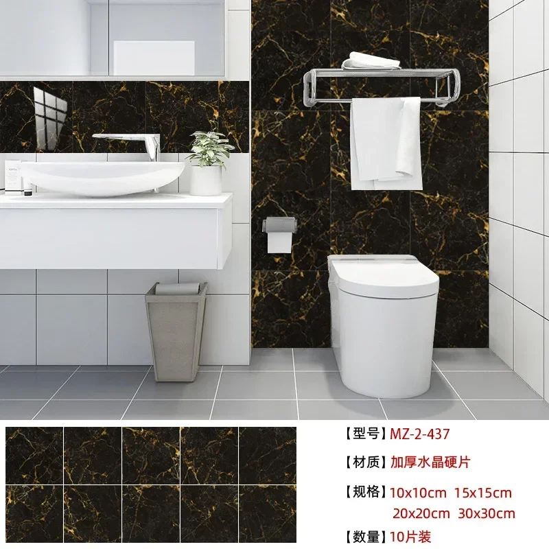 Черная Золотая мраморная плитка отделка кухонная настольное украшение