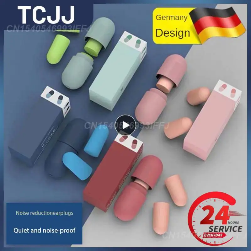 

Soft Slow Soundproof Anti-noise Mute Rebound Ear Plugs Sleeping