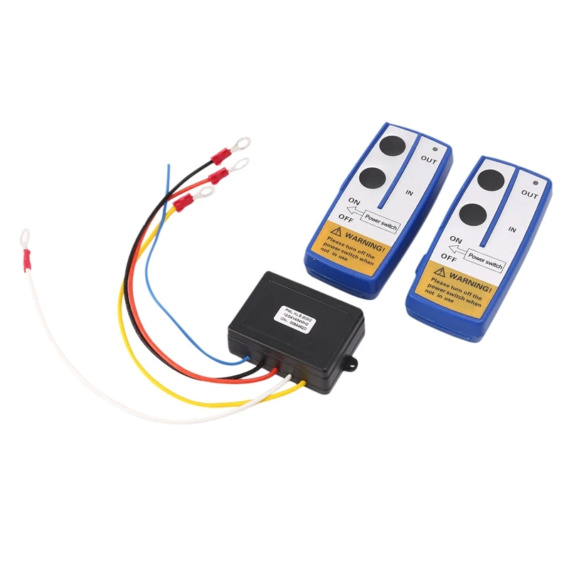 

AU05 -12V Recovery Wireless Winch Remote Control 2 Handset Switch For JEEP ATV SUV