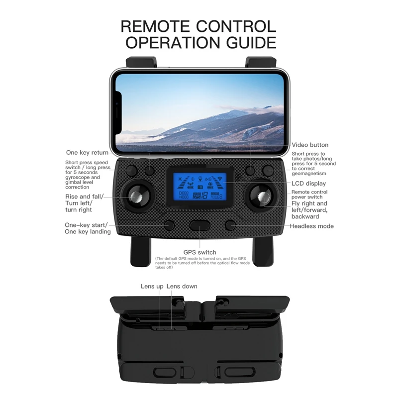 Для SG906MAX SG906 MAX RC Drone запасные части пульта дистанционного управления