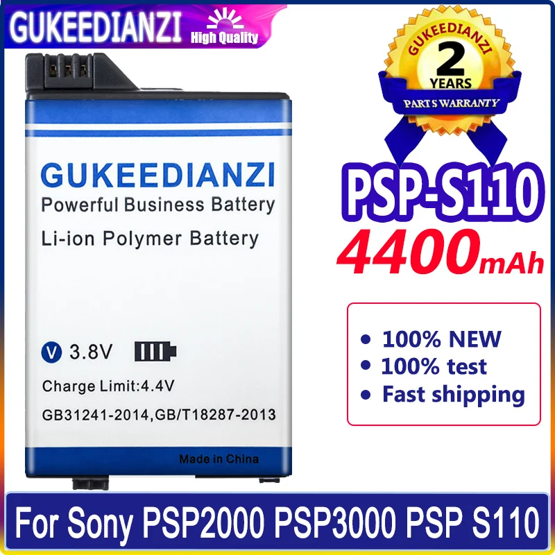 

PSP-S110 4400mAh Rechargeable Battery For Sony PSP2000 PSP3000 PSP 2000 3000 PlayStation PlayStation Gamepad Battery Warranty