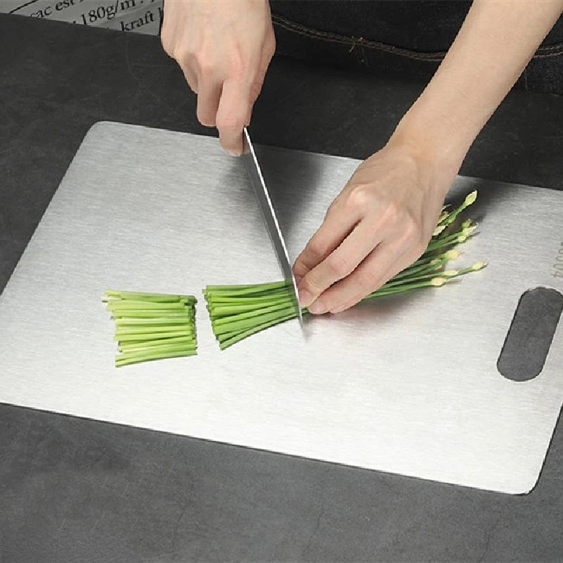 

Кухонная разделочная доска из нержавеющей стали, стол Deli, многофункциональная кухонная посуда для мяса и барбекю, умная домашняя резка, пол...