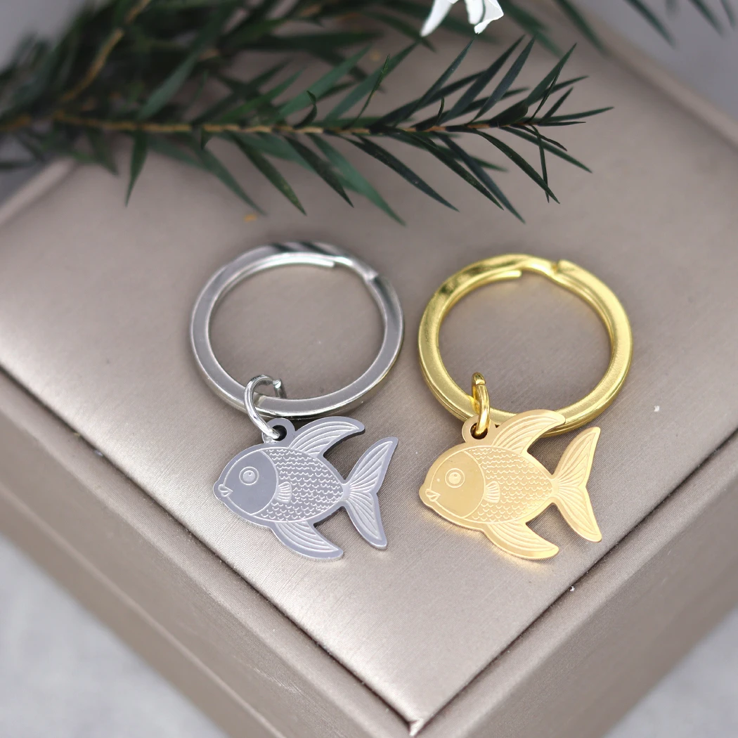 Модный брелок из нержавеющей стали Lucky Koifish высококачественный кулон для женщин и