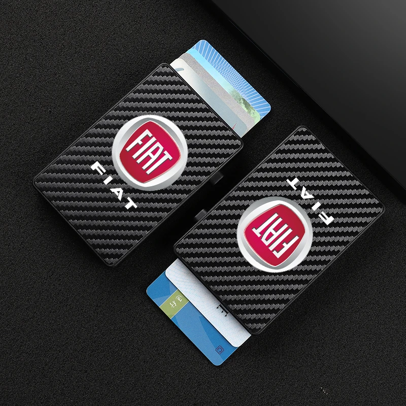 

Для Fiat Punto 500 Panda Abarth Tipo Palio Tipo RFID автомобильный Противоугонный бумажник из углеродного волокна
