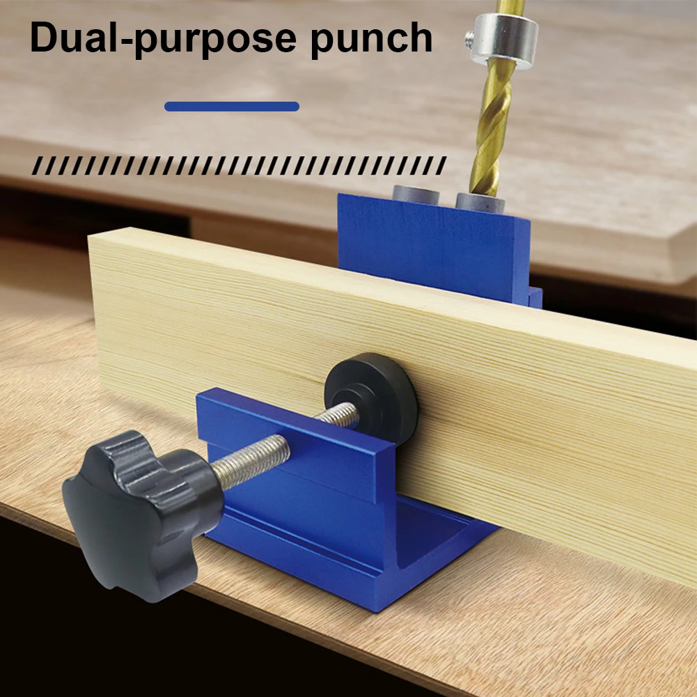

Quick Inclined Hole Doweling Jig Kit Carpentry Locator Hole Puncher 15 Degrees Woodwork Guides Joint Angle Tool Woodworking Tool