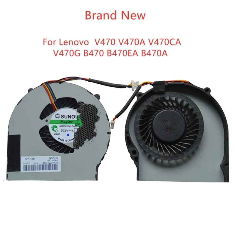 

Новый вентилятор охлаждения процессора ноутбука Lenovo V470 V470A V470CA V470G B470 B470EA B470A