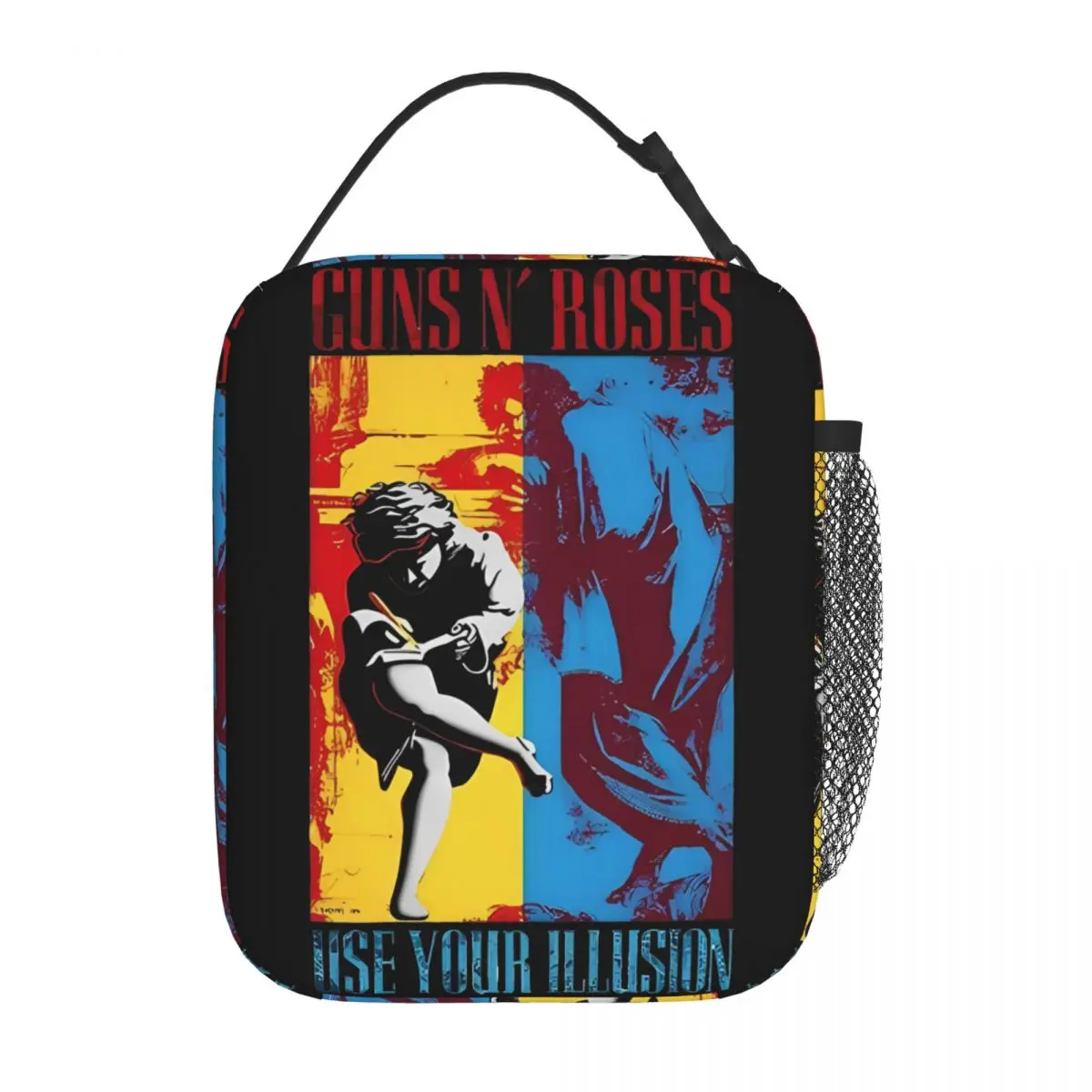 Пистолеты и розы используют иллюзионную ленту рок изолированные ланч-пакеты для