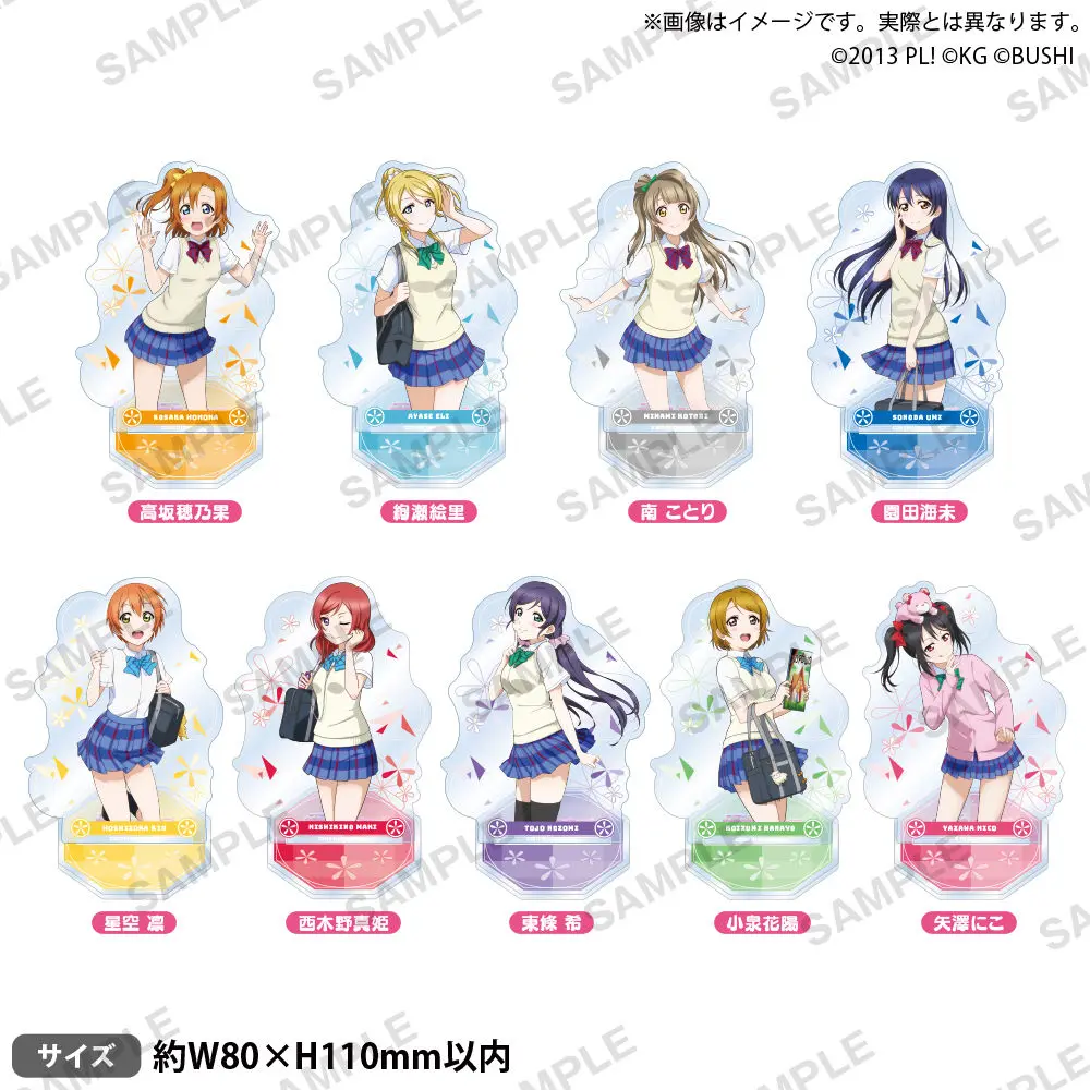Япония Bushiroad Goods Lovelive Muse S Cyber Ver Стоячий знак