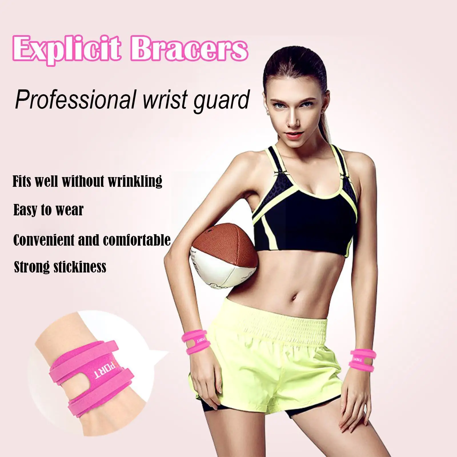 

Pain Wrist Band Brace Injury TFCC Tear Portable Sprain Basketball Yoga Thin Badminton Sports Wrist Protection Fix Soft Ulna G3E4