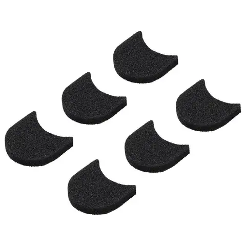 GRWIBEOU ветрозащитные муфты для микрофона Insta360 GO 3 / GO 3S, черные, комплект из 6 штук