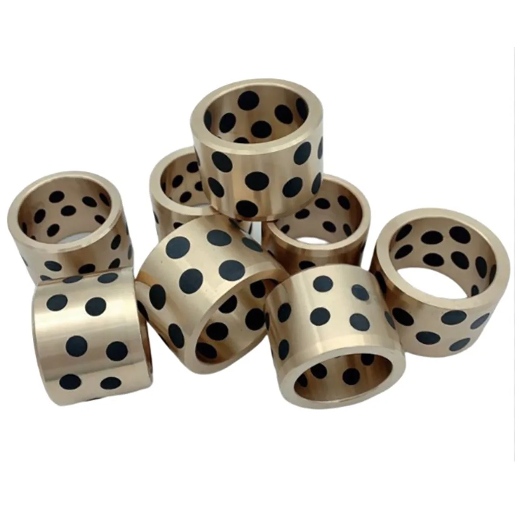 

8 Pieces Self Lubricating Graphite Linear Bearing Bushing Portable Business Industrial Factory Replacement Parts Set