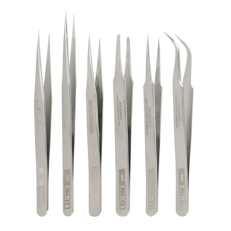 

Пинцет из нержавеющей стали, 6 шт./компл., для антимагнитных инструментов