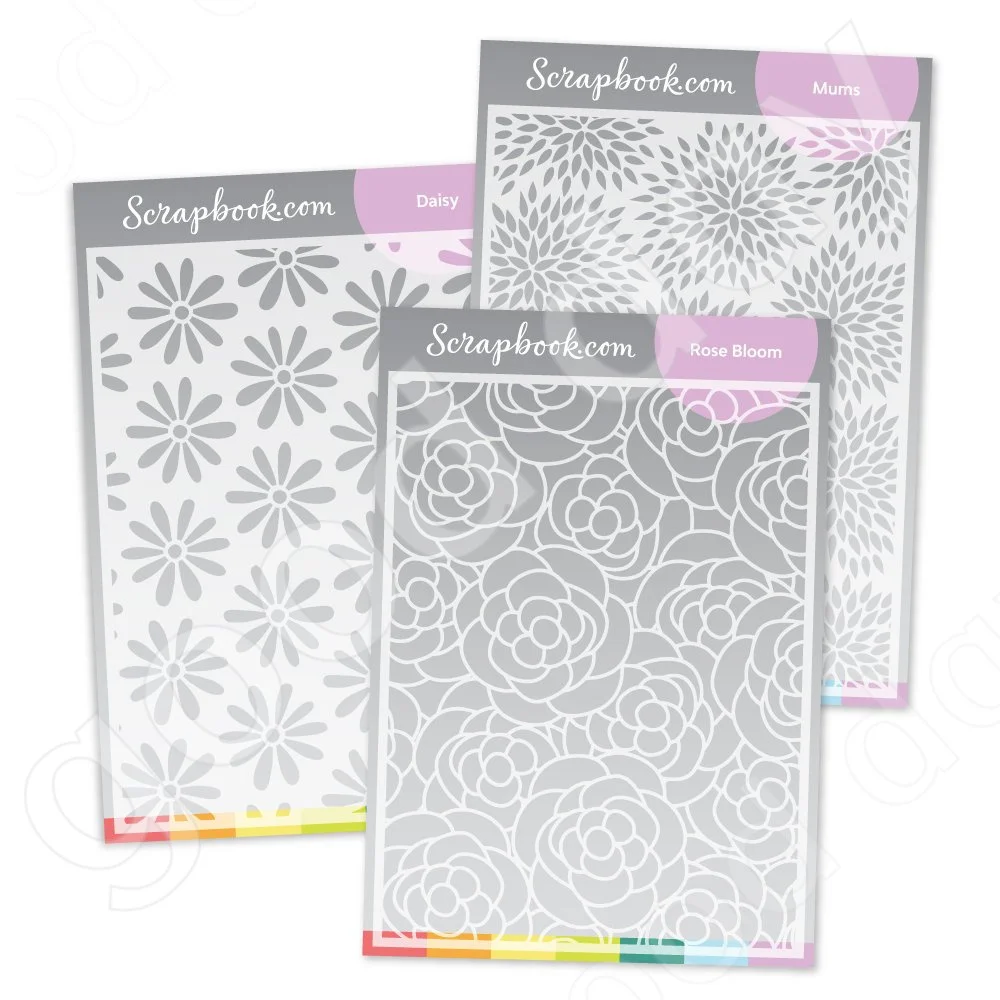 

2022 Arrival New Floral Bundle Stencil Set Used for Scrapbook Diary Decoration Embossing Template Diy Greeting Card Handmade