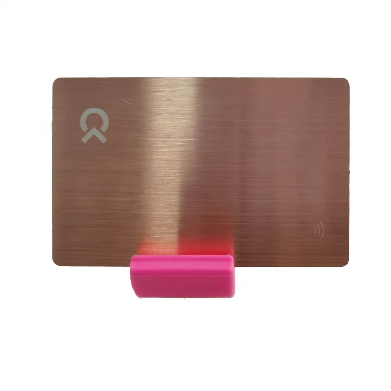 Custom Color 13.56mhz NFC 213 Metal Card RFID Smart Business Card
