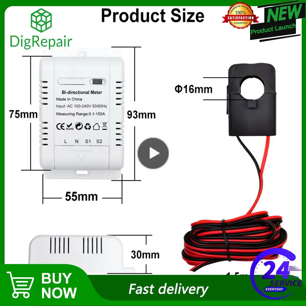 

1/2/3 шт., двухсторонний умный Wi-Fi датчик солнечной энергии