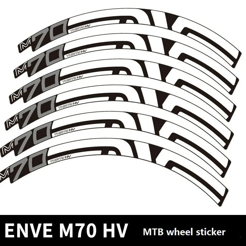 

M70 Thirty HV 26er 27.5er 29er Mountain Bike Bicycle Sticker MTB Wheels Decals