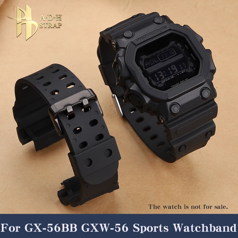 Для Casio G-SHOCK Large Block Series GX-56BB GXW-56 мужской спортивный ремешок для часов из ТПУ