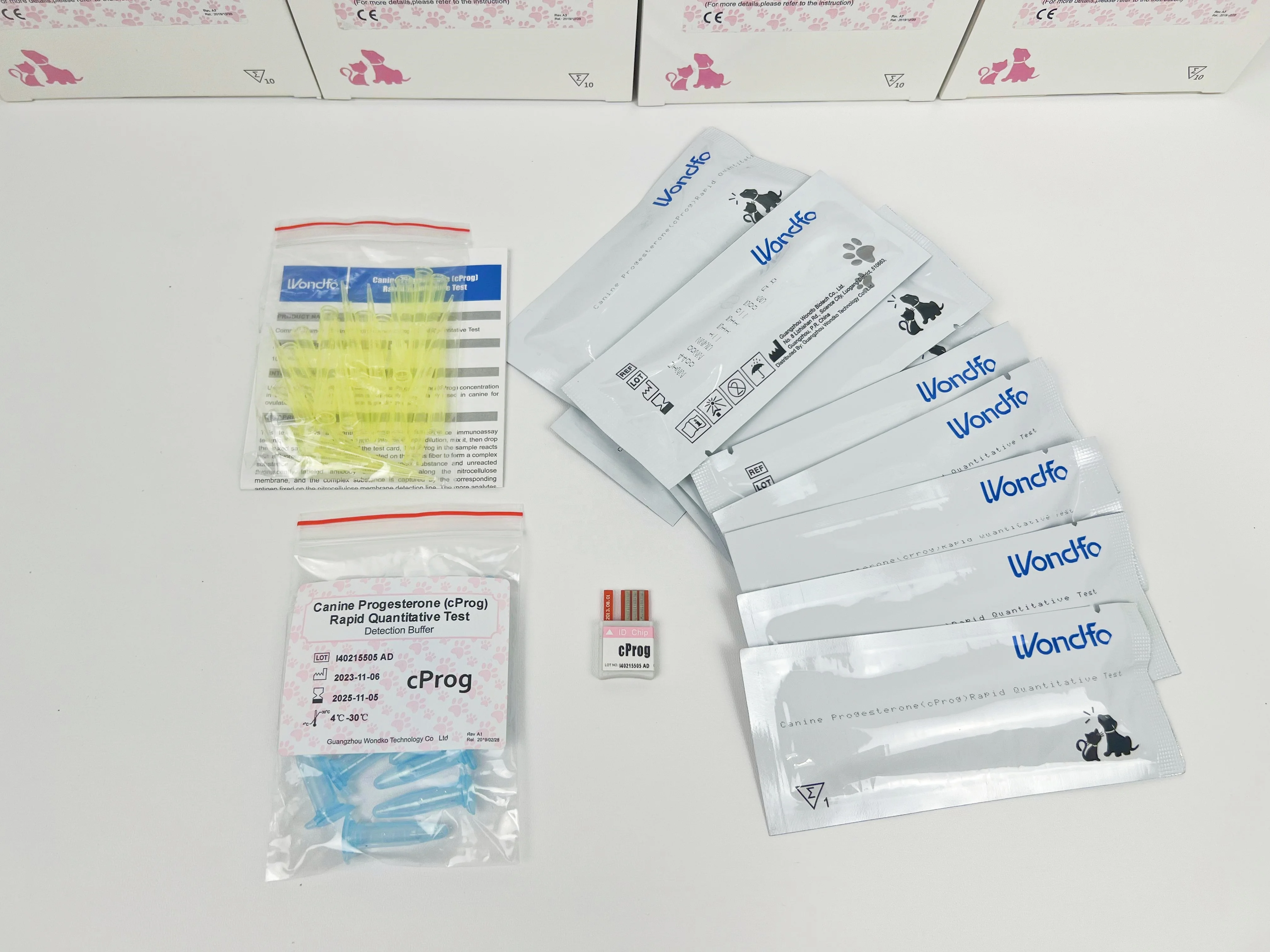 Wondfo Finecare ветеринарный прогестерон для собак тест на цельный крови