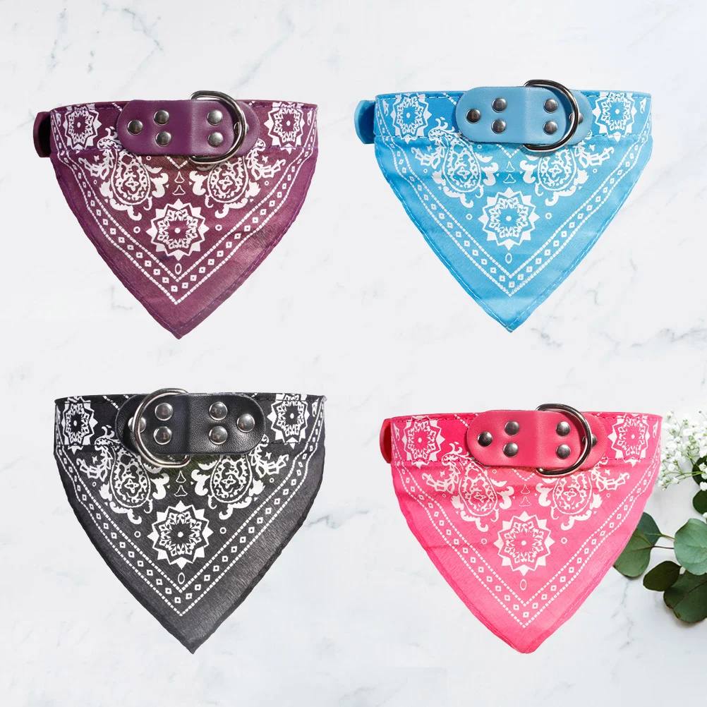 

Pet Dog Scarf Bandana Collar Costume Neckerchief Puppy Triangle Head Kerchiefs Reversible Bibs Wedding Cat Bib Grooming