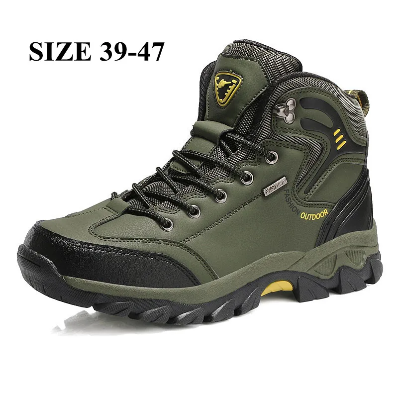 

Xiaomi Winter Ankle Boots Men Leather Casual Shoes Outdoor Camping Waterproof Work Tooling Mens Sneakers Military Army Botas