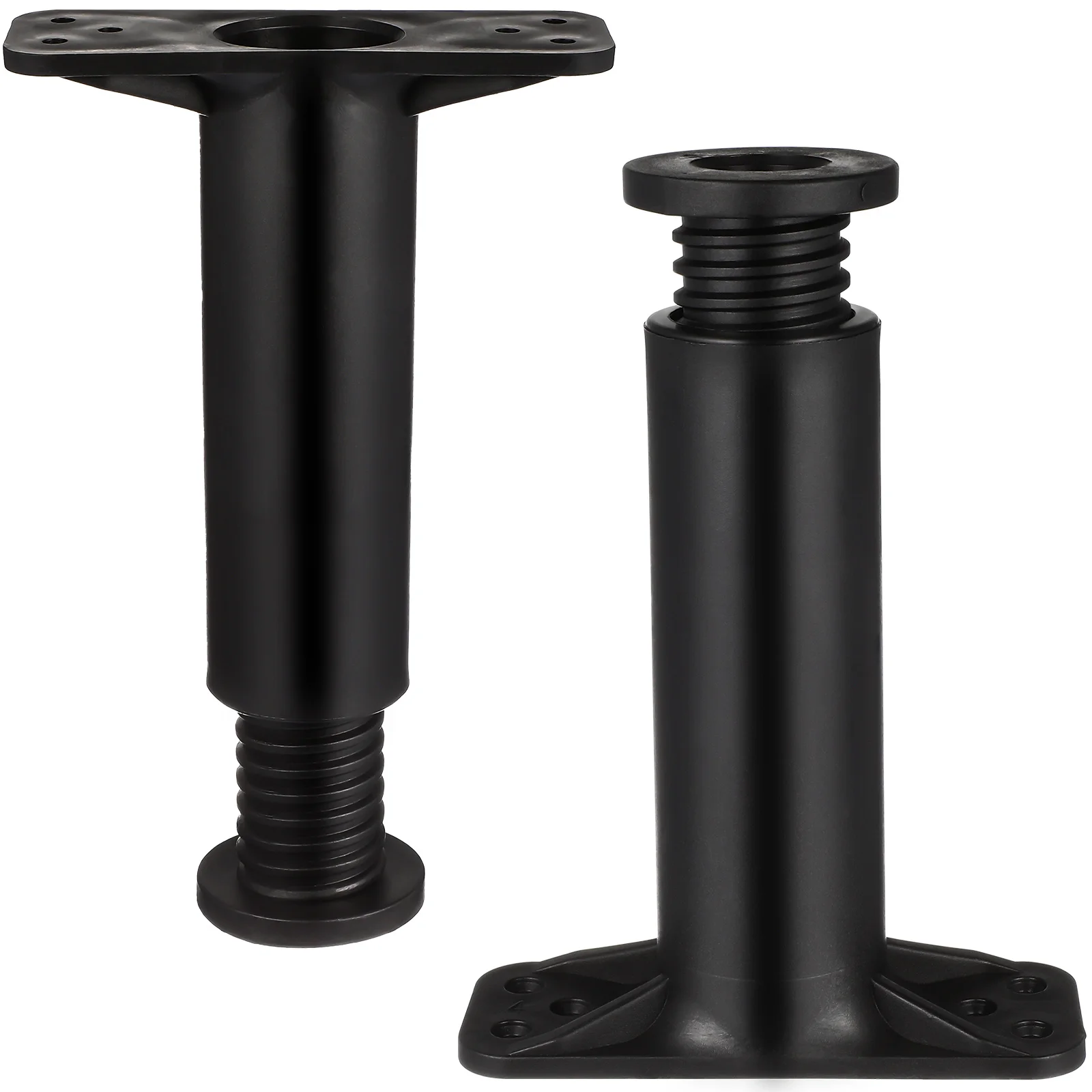 

2 Pcs Bed Support Frame Reinforcement Kit Replacement Parts Adjustable Legs Plastic Steel