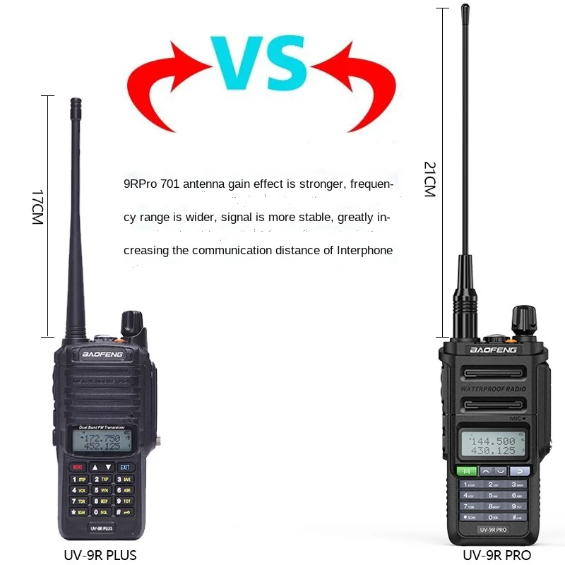 Baofeng Uv9r Pro Waterproof Interphone Marine VHF Uv-9r Plus Upgraded Version