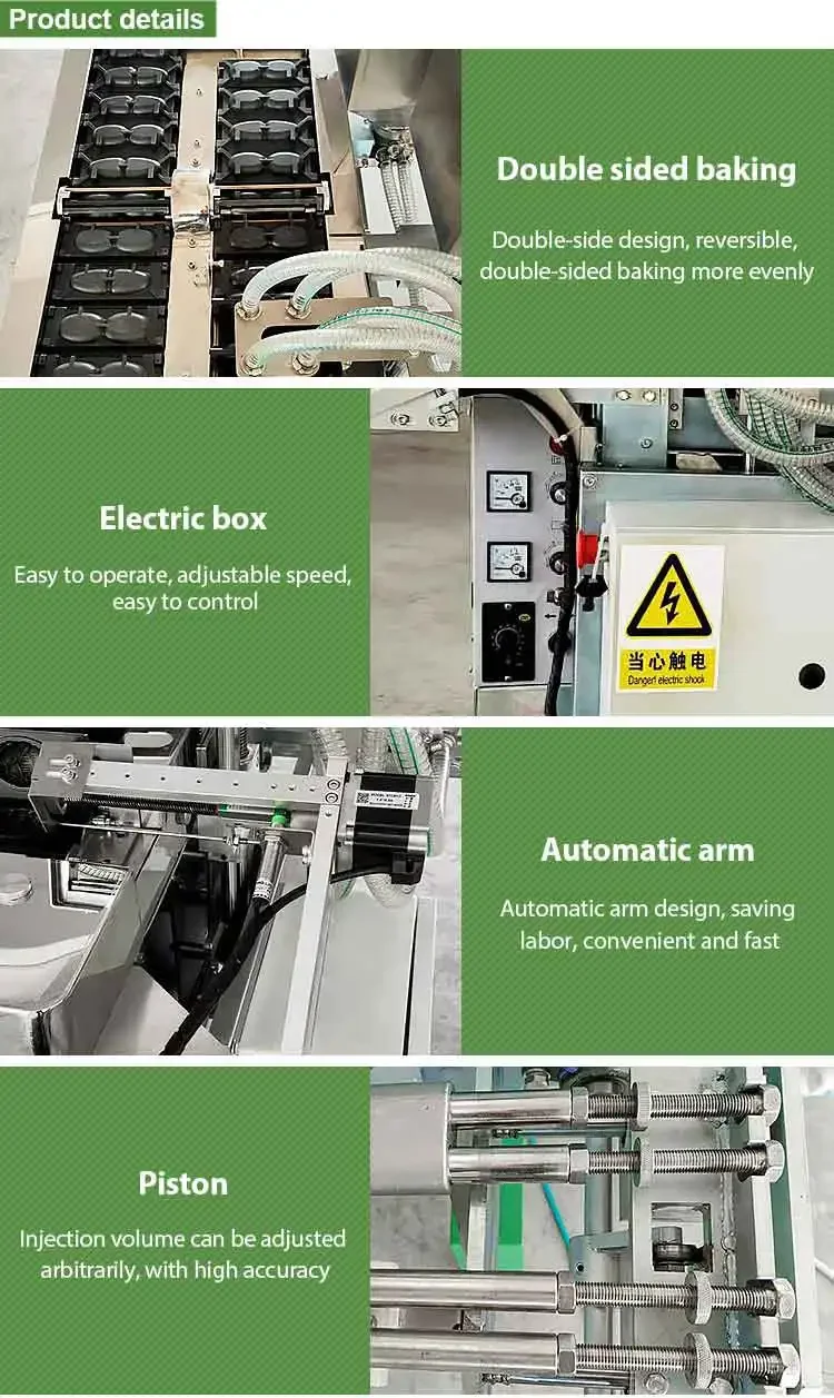 Автоматическая газовая форма для южнокорейской торговли орех Moshi Deli Manjoo Custard рыбы